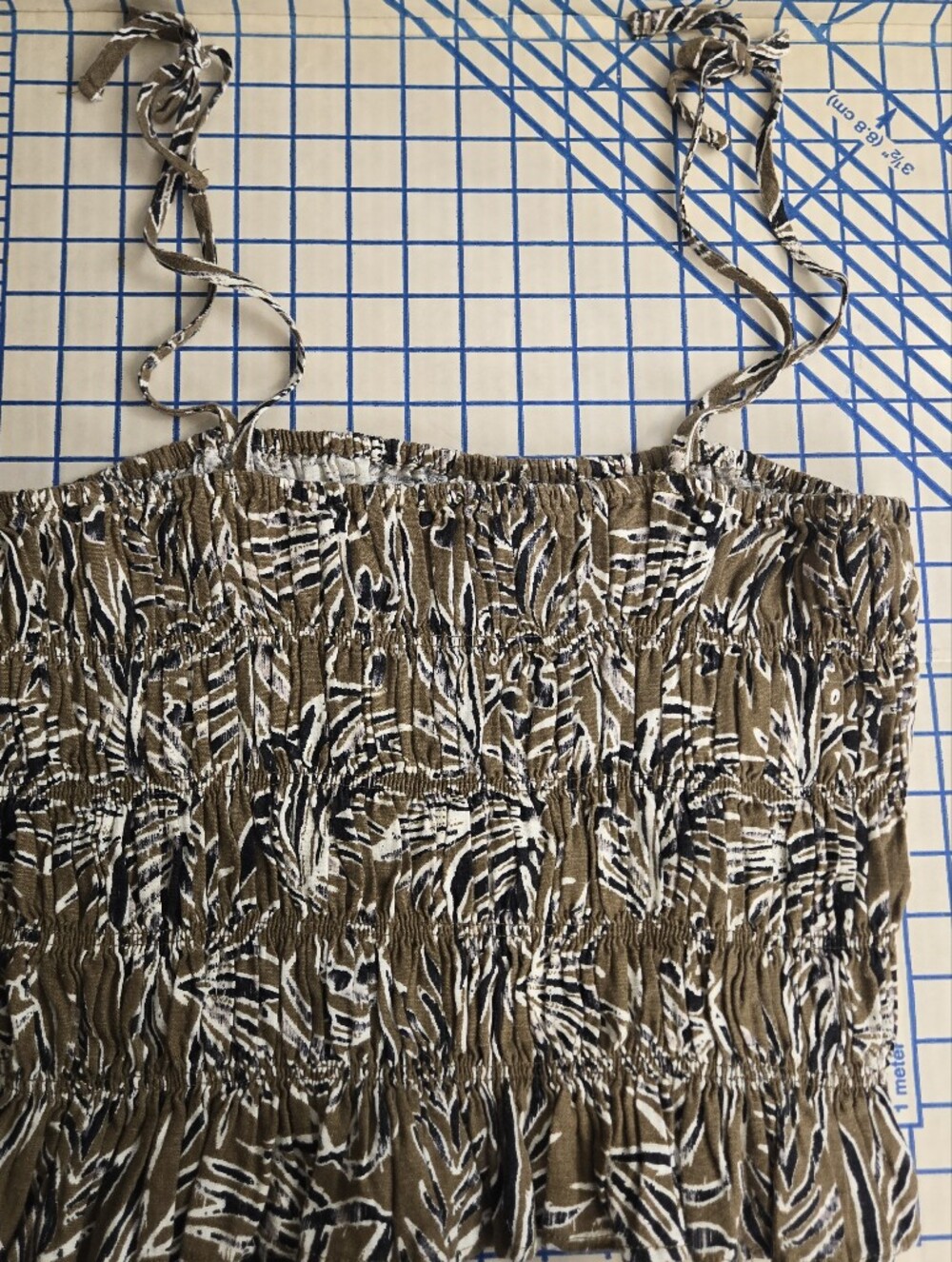 Habitual Cypress Combo Olive & Black Printed Cami